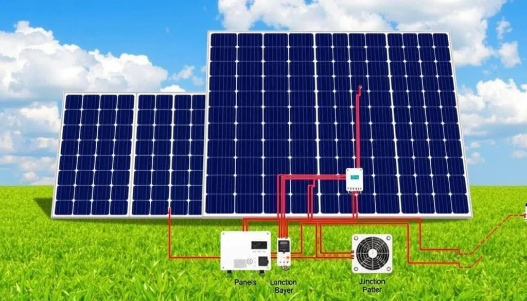 branchement micro-onduleurs panneaux solaires