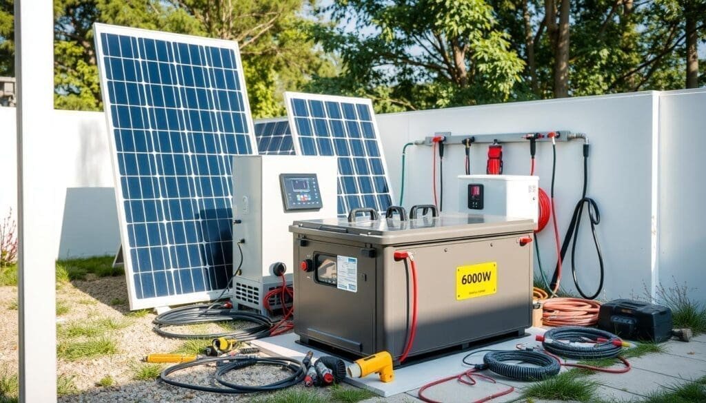 installation batterie solaire 6kW