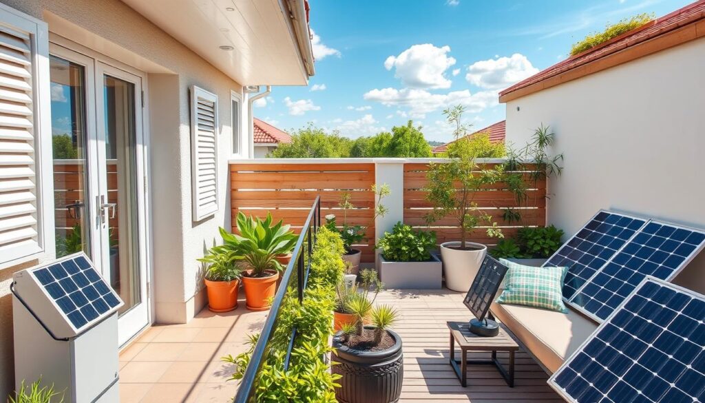 installation sur balcon, terrasse ou jardin