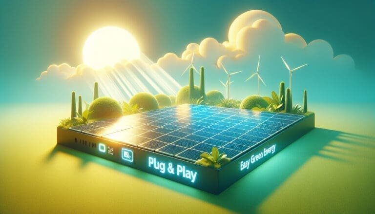 Panneau Solaire Plug and Play : Énergie Verte Facile