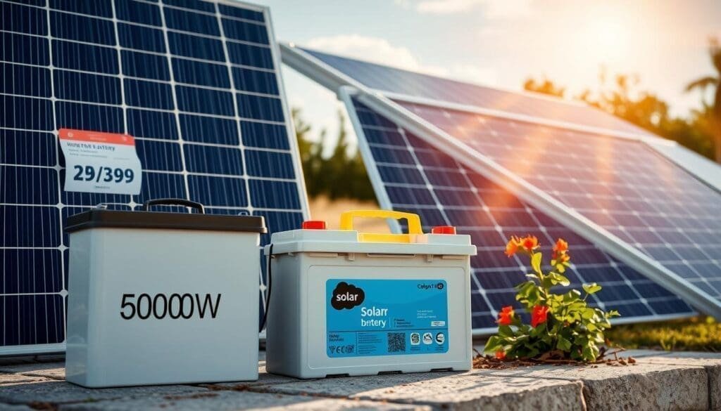 prix batterie pour panneau solaire 6kW