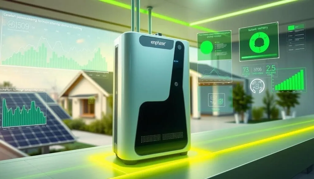 suivi consommation batterie enphase