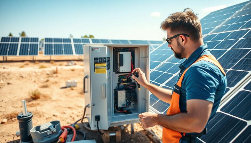 suivi maintenance onduleur photovoltaïque