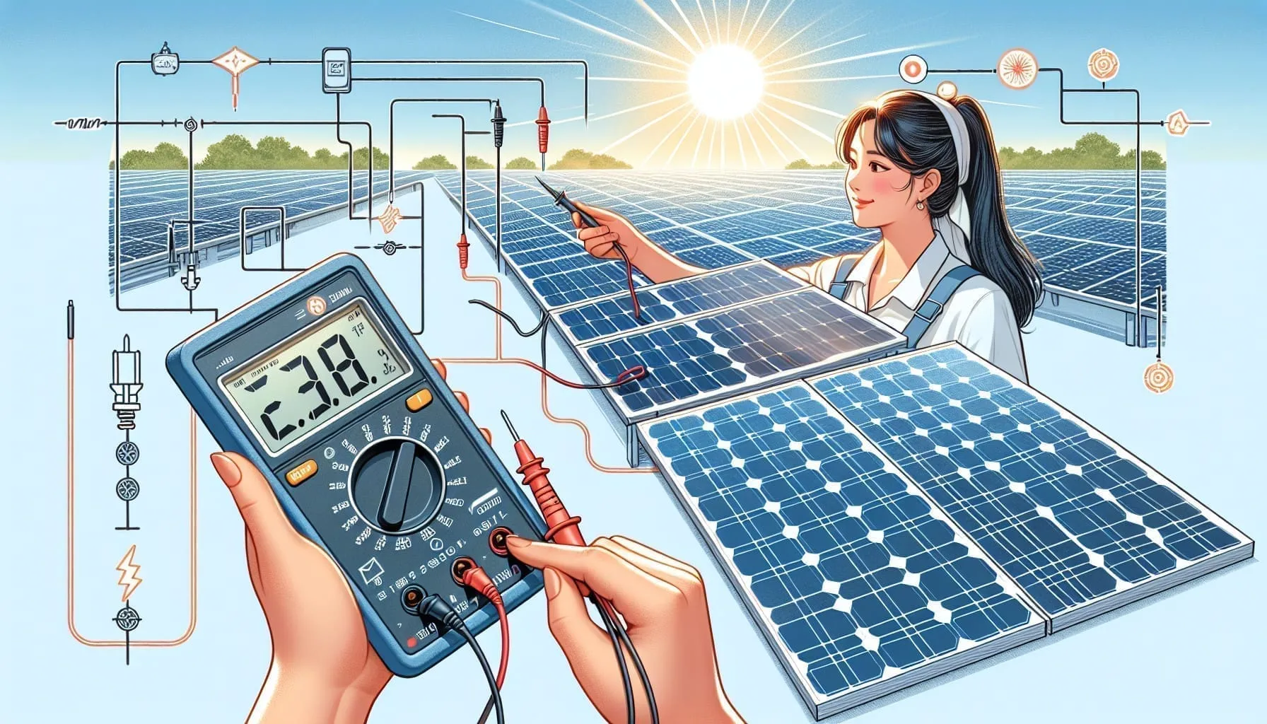 Tester un Panneau Solaire avec un Multimètre: Guide 1 tester un panneau solaire avec un multimetre guide