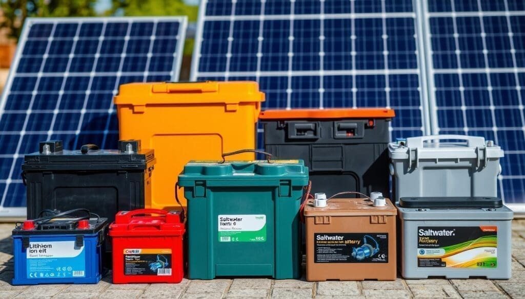 types de batteries pour panneaux solaires