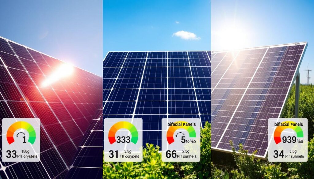 Comparaison rendement technologie panneau solaire