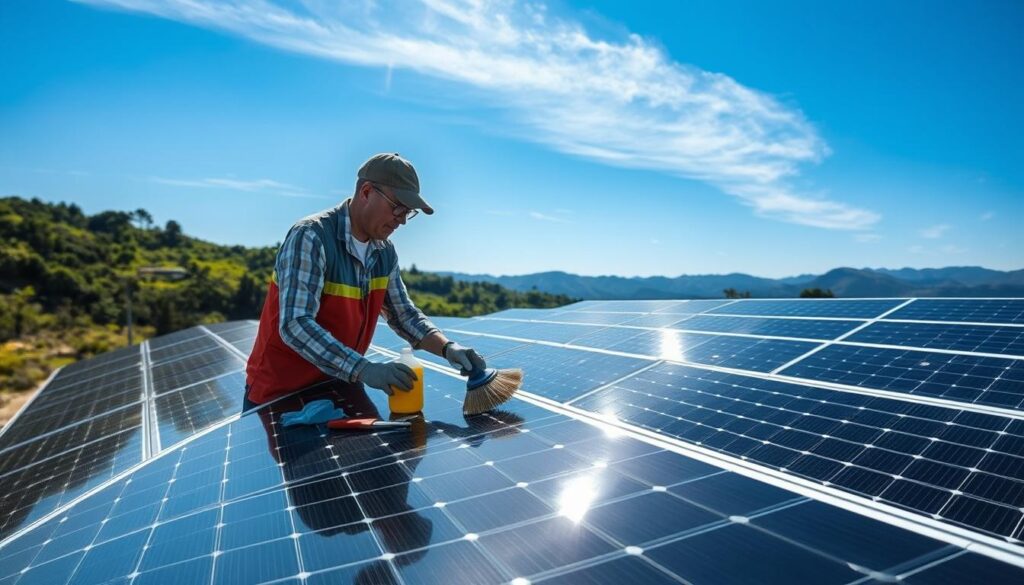 Entretien panneaux solaires