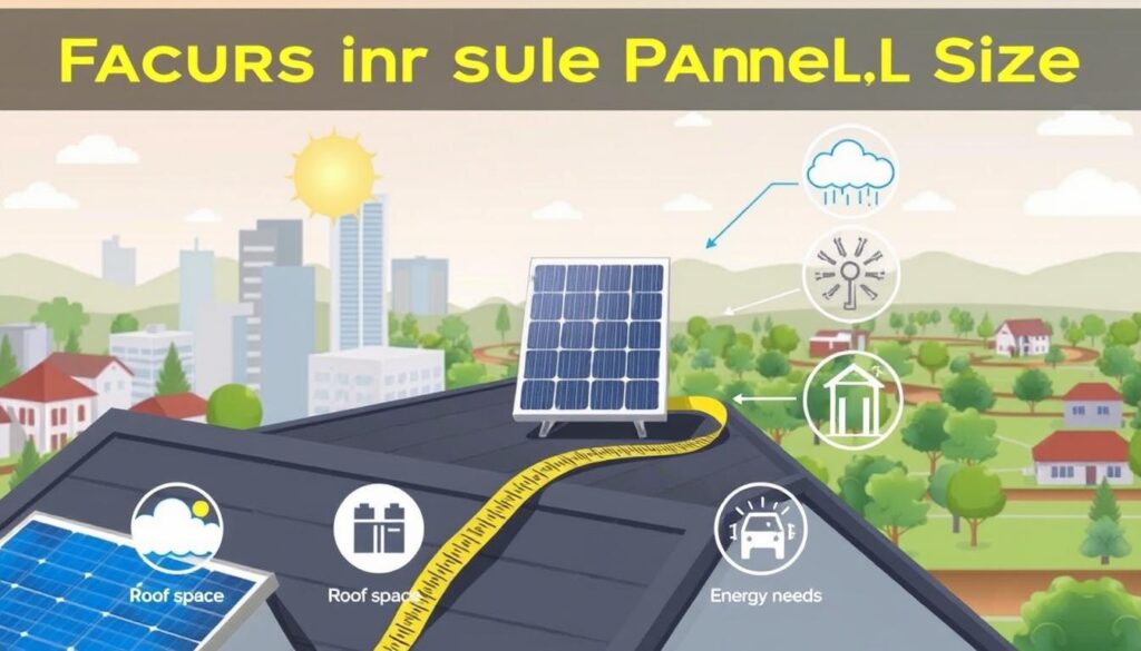 Fattori che influenzano la dimensione dei pannelli fotovoltaici