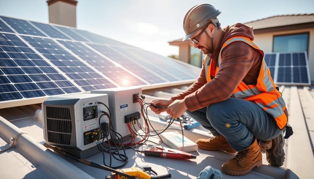 Installazione inverter fotovoltaico