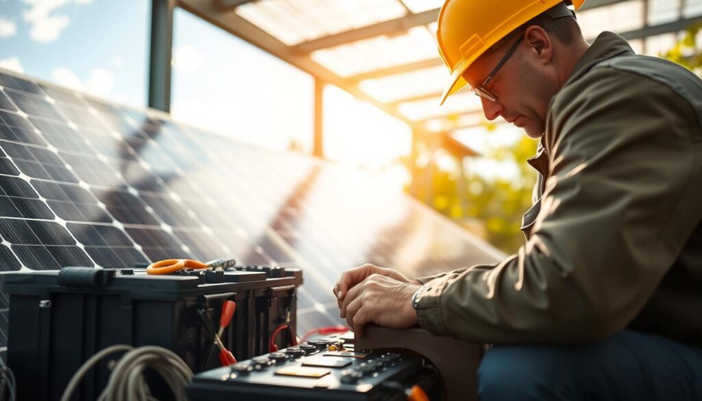 Manutenzione batterie fotovoltaiche