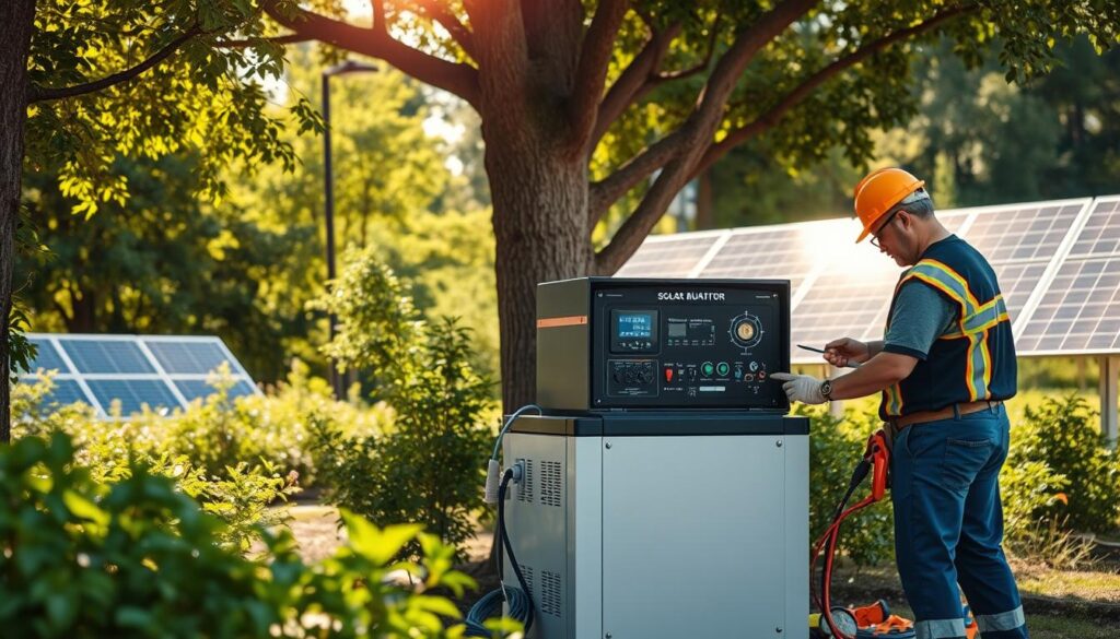 Manutenzione dell'accumulatore fotovoltaico