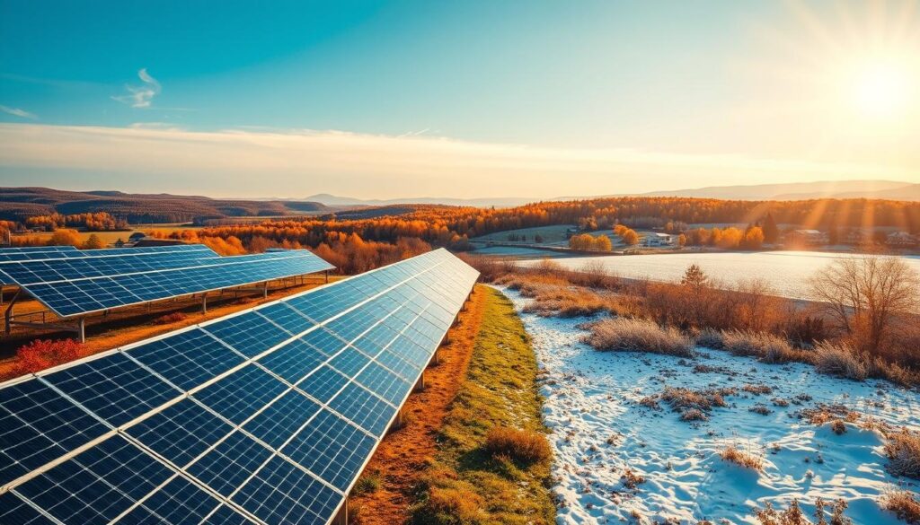 Production photovoltaïque saisonnière