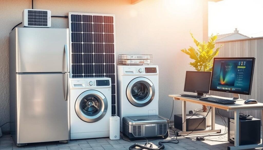 appareils électriques panneaux solaires 1000W