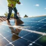 comment nettoyer panneaux solaires