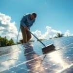 comment nettoyer un panneau solaire