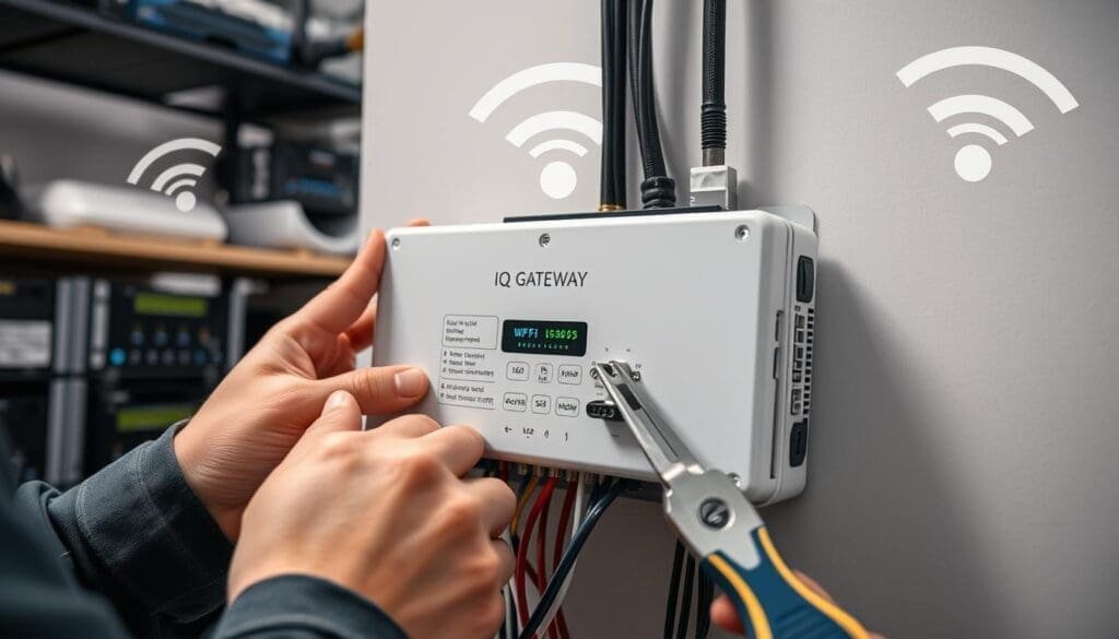 dépannage connexion iq gateway