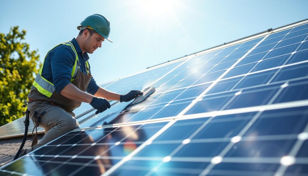 entretien des panneaux solaires