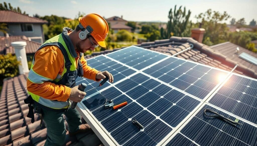entretien panneau solaire 1000w