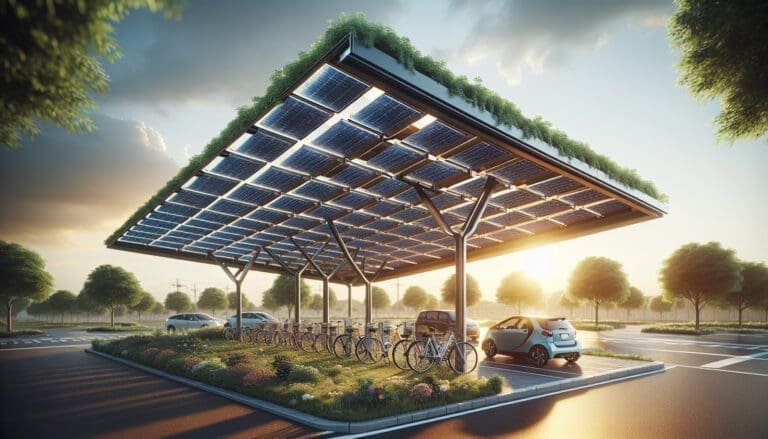 Exploiter le solaire : Ombrière Photovoltaïque