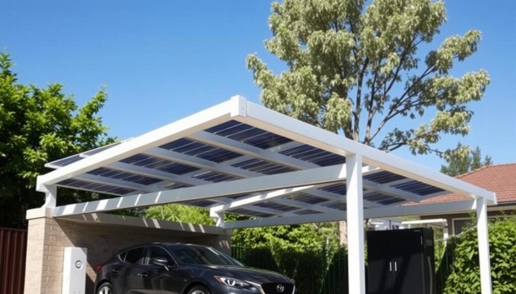 impianto fotovoltaico per carport