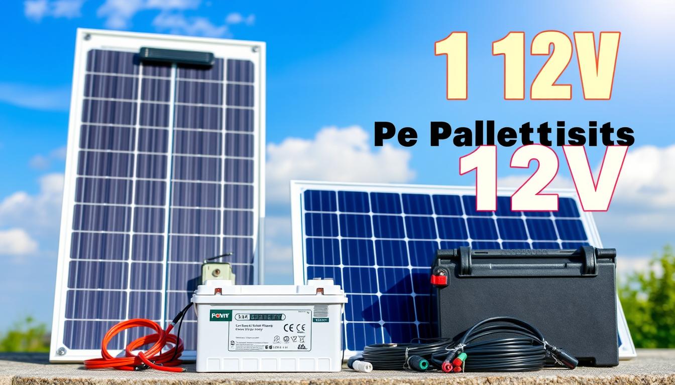 kit panneau solaire avec batterie 12v