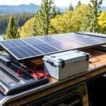 kit panneau solaire avec batterie pour camping car