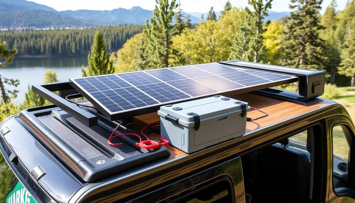 kit panneau solaire avec batterie pour camping car