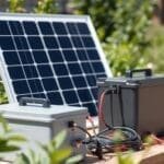 kit solaire hybride avec batterie