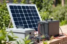 kit solaire hybride avec batterie