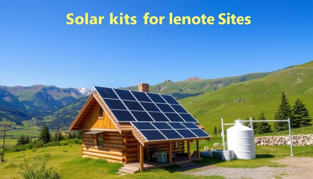 kits solaires pour sites isolés