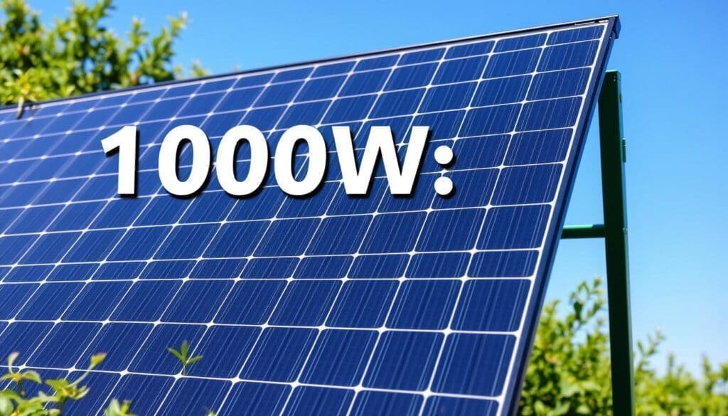 panneau solaire 1000w