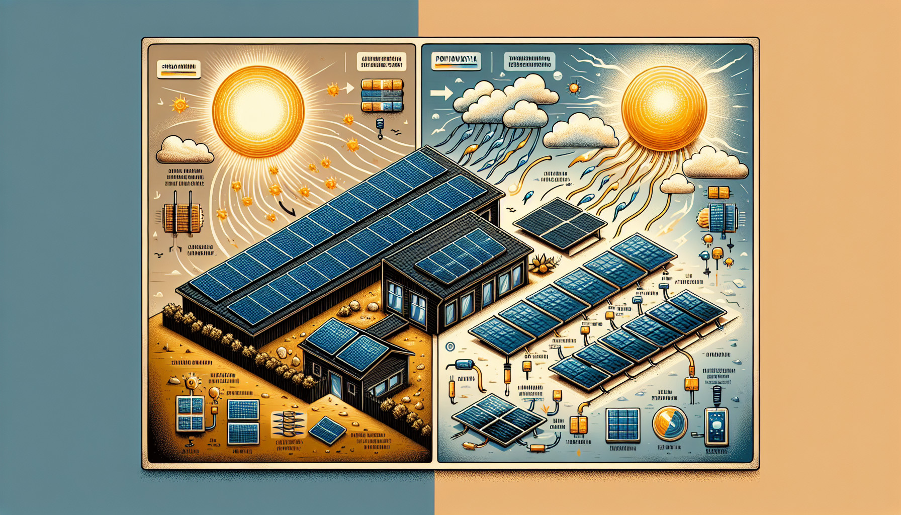 panneaux solaires vs photovoltaiques differences Panneaux Solaires vs. Photovoltaïques: Différences