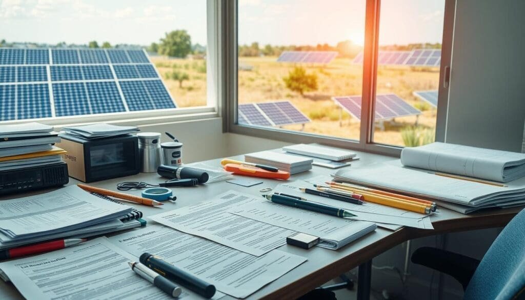 procédures administratives panneaux solaires