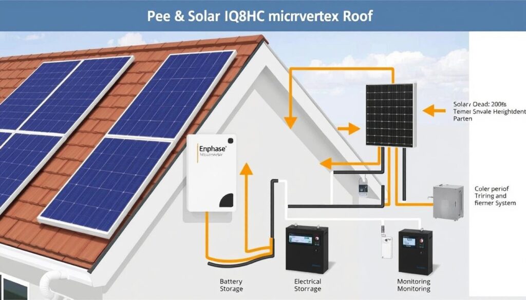 schéma d'installation Enphase IQ8HC