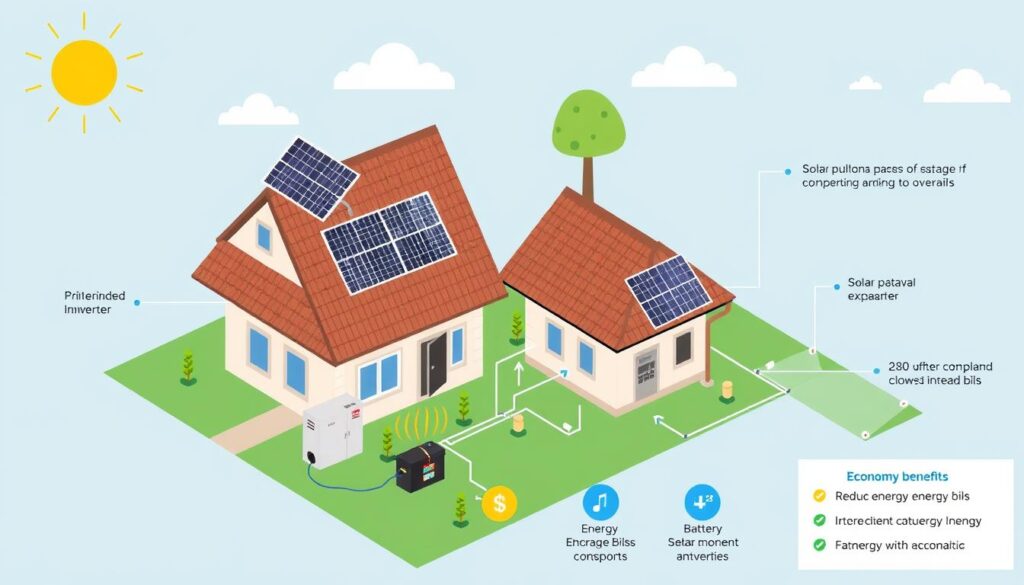 schema impianto fotovoltaico