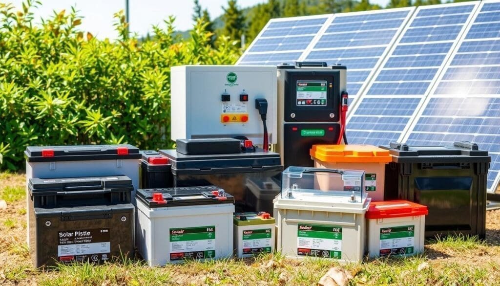 types de batteries solaires