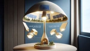 abat jour ecologique avec abris solaires