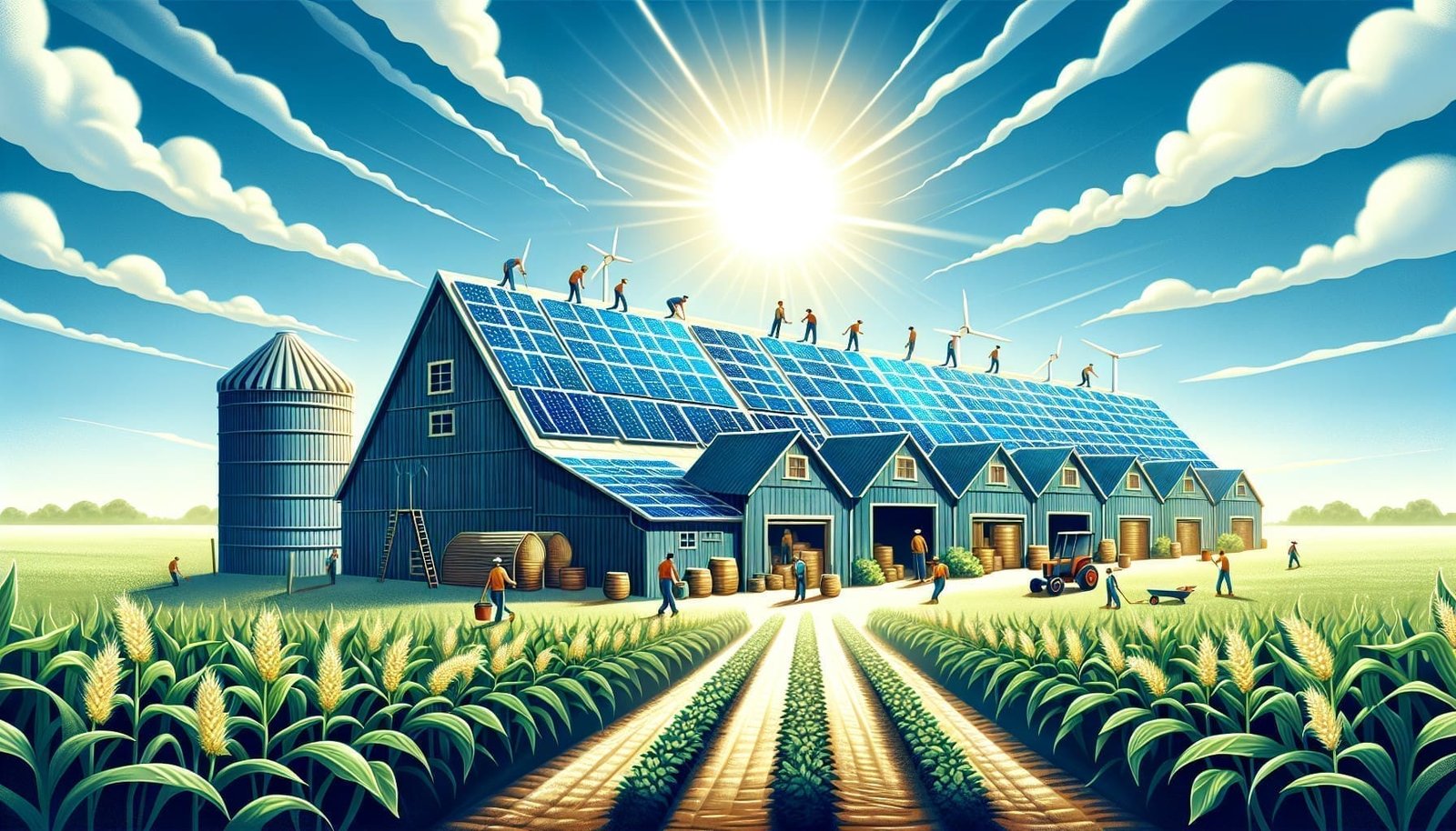 lenergie solaire un coup de pouce pour les batiments agricoles