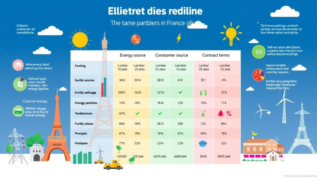 Comparaison des fournisseurs d'électricité