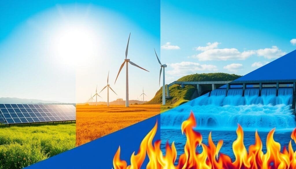 Comparaison des sources d'énergie