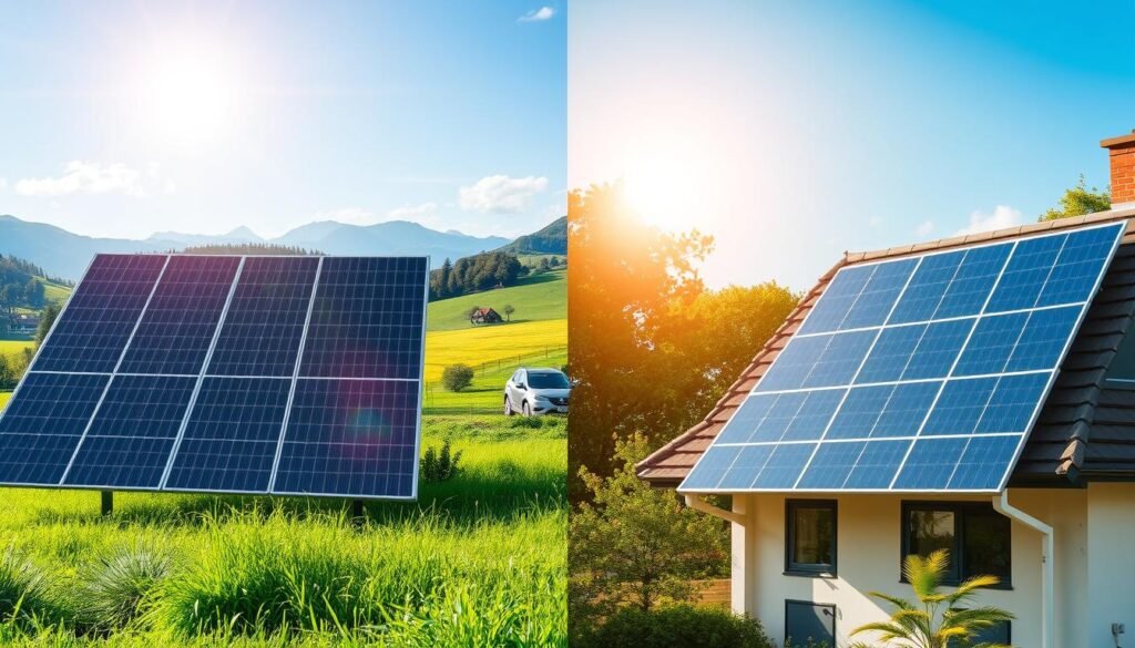 Comparaison photovoltaïque EDF ENR