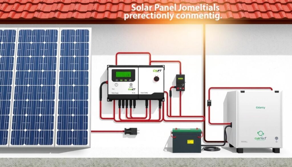 Connexion des composants solaires