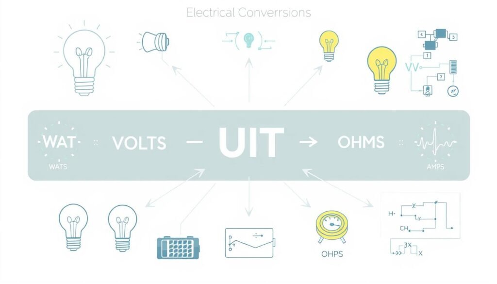 Conversion d'unités électriques