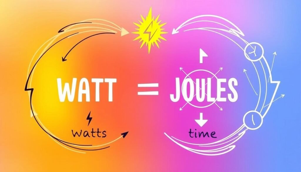 Conversion watts en joules