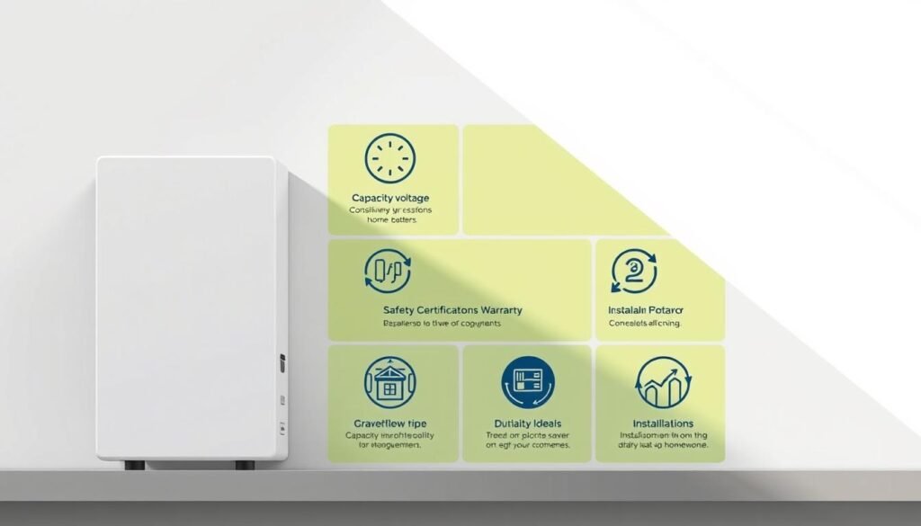 Critères de choix batterie domestique