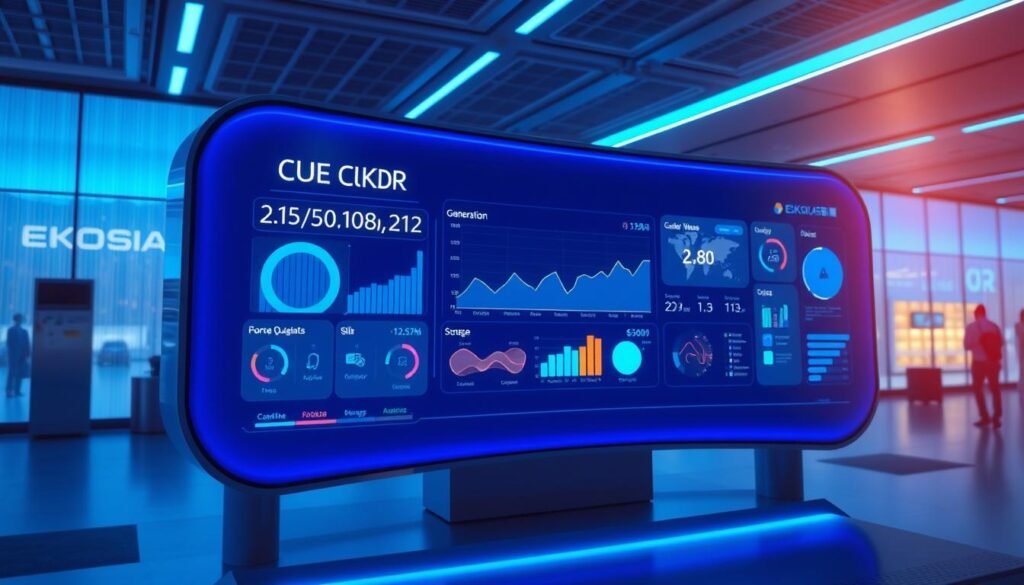 EKOSIA monitoring interface