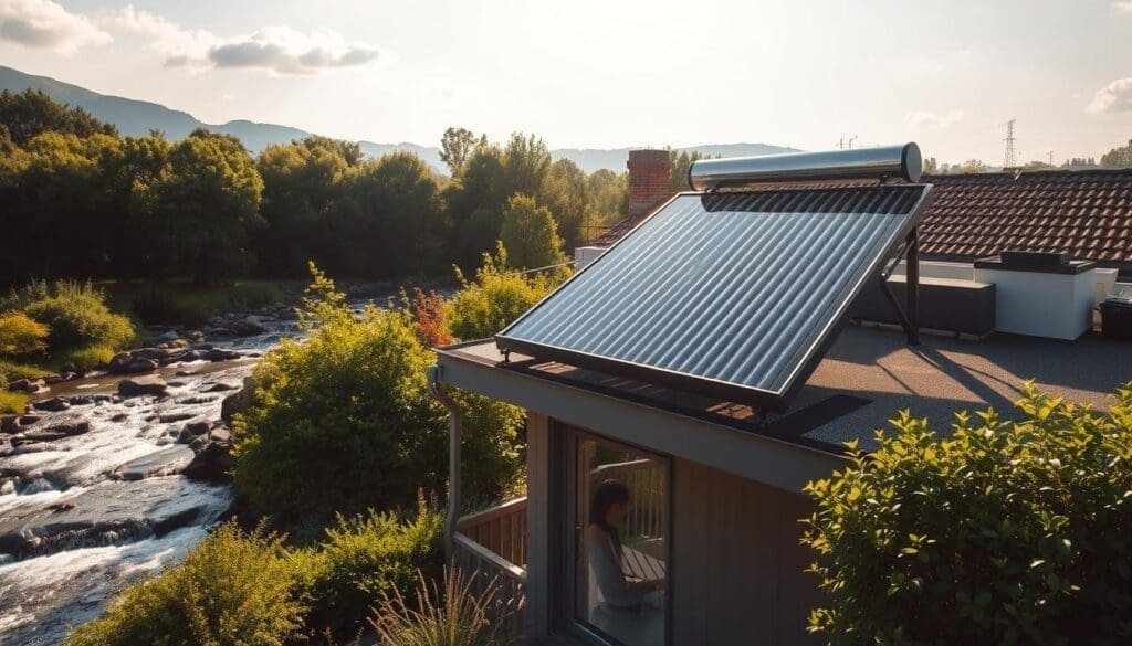 Eau chaude solaire gratuite