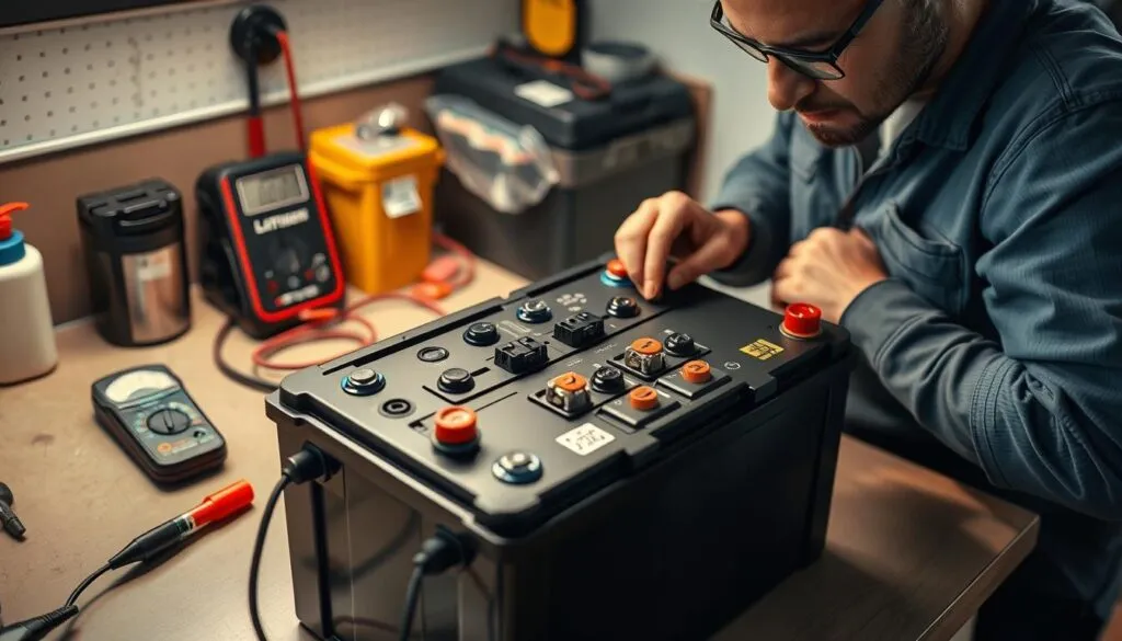 Entretien batterie lithium camping-car