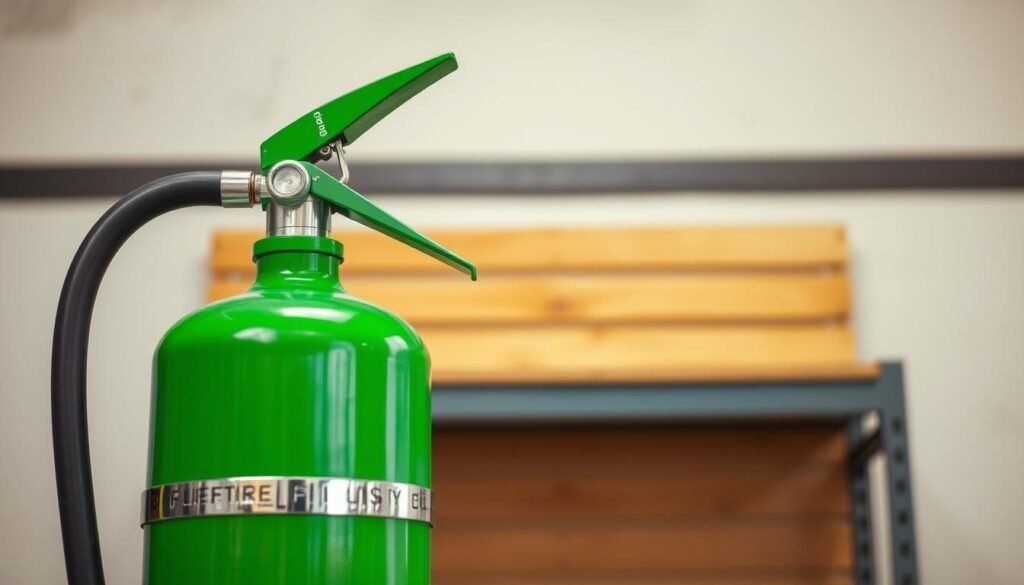 Entretien extincteur vert