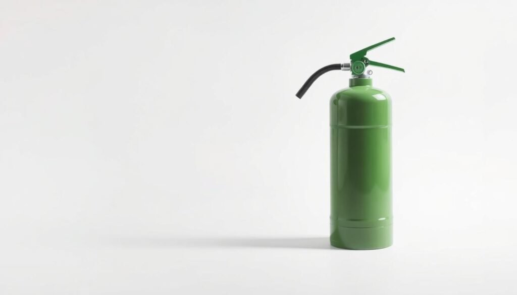 Extincteur vert budget protection incendie